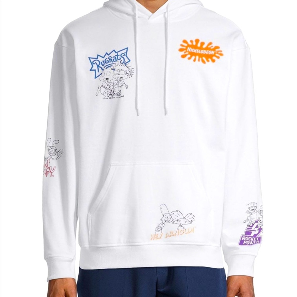 SOLD - Nickelodeon Men's Hoodie Size XL